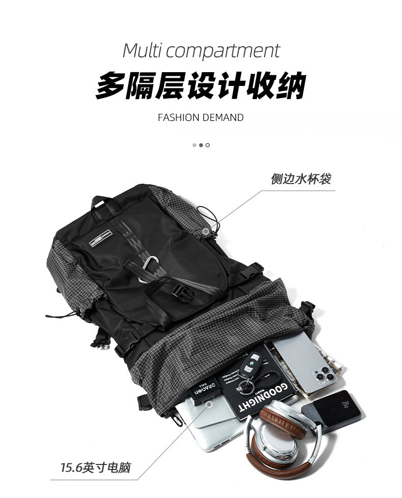 Factory Direct Sales Backpack Men's Large Capacity Mountaineering Bag Travel Computer Bag Outdoor Hiking Backpack Cycling Large Bag