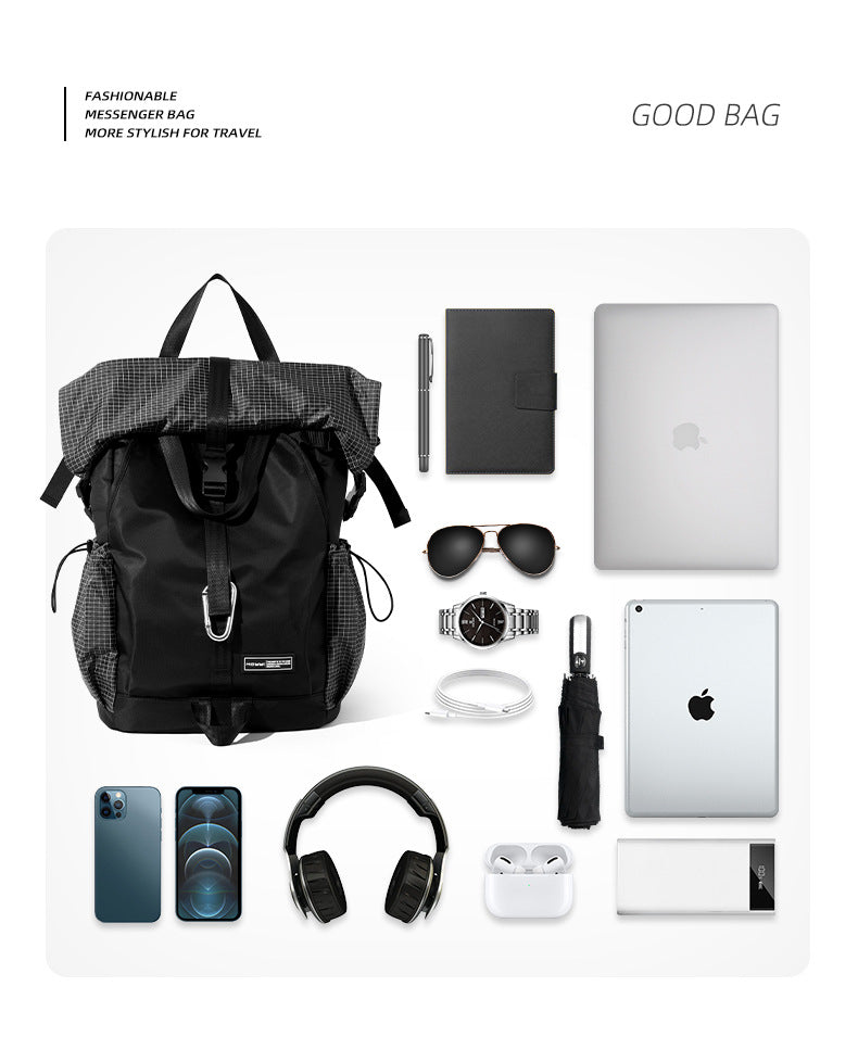 Factory Direct Sales Backpack Men's Large Capacity Mountaineering Bag Travel Computer Bag Outdoor Hiking Backpack Cycling Large Bag