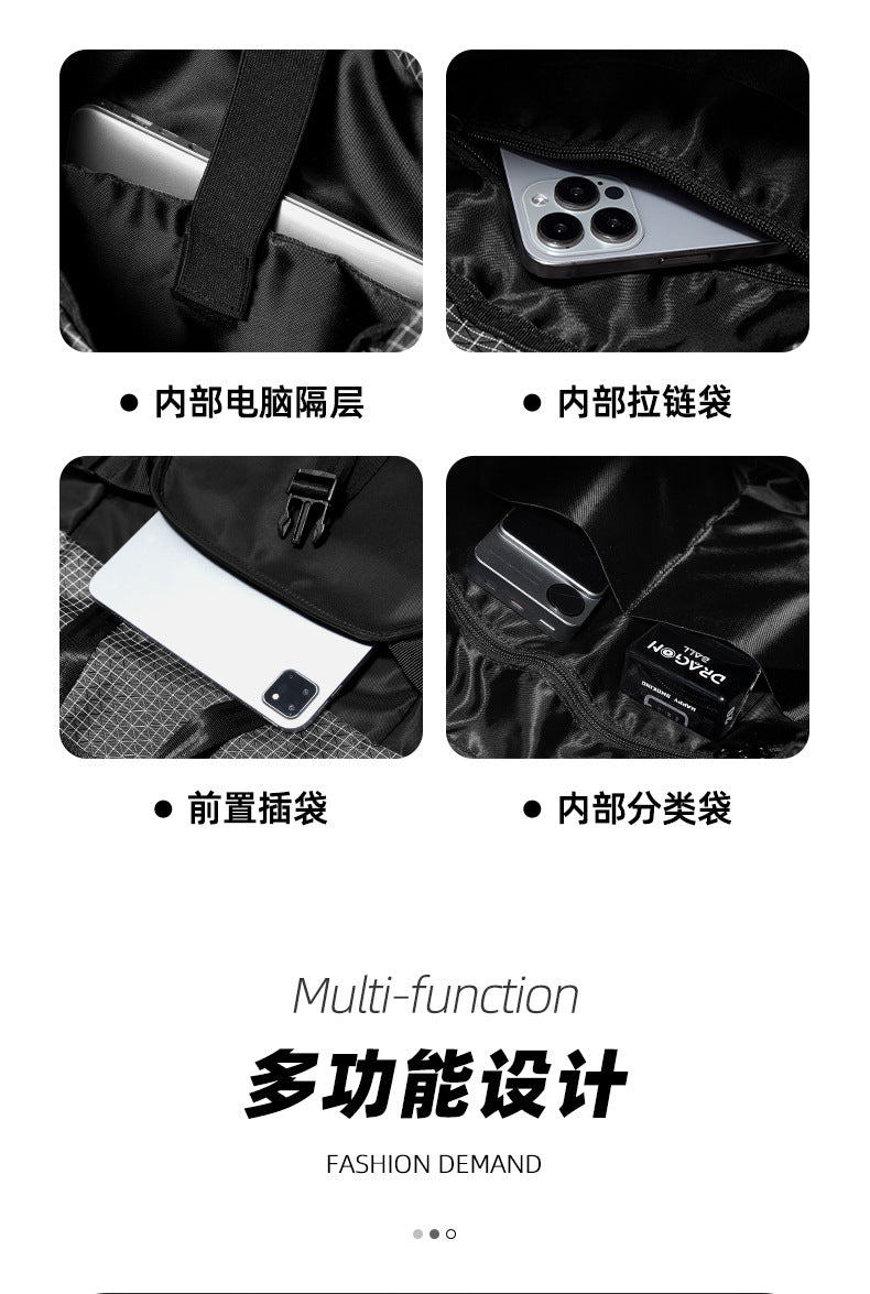 Factory Direct Sales Backpack Men's Large Capacity Mountaineering Bag Travel Computer Bag Outdoor Hiking Backpack Cycling Large Bag